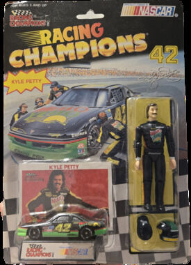 Kyle Petty #42 Mello Yello Racing Superstars Action Figure & Diecast Set Nascar